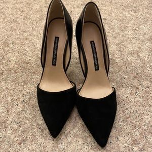 French Connection Suede top heel